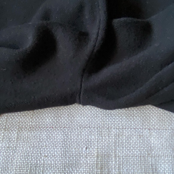 Rachel Zoe Black Sweater Knit Lounge Cropped  Pull-on Capris- Sz-M - Picture 5 of 14